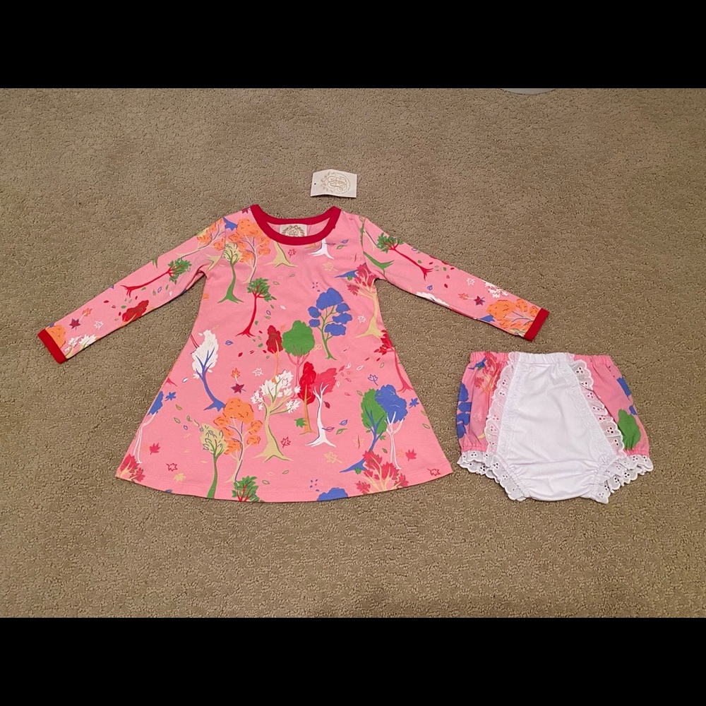Beaufort Bonnet play dress and bloomers